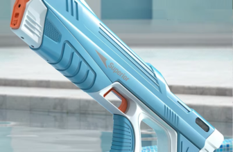 43cm Full Electric Automatic Water Storage Gun Toys Portable Children Summer Beach Outdoor Fight Fantasy Toys for Boys Kids Game