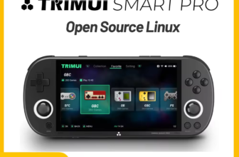 Retro Video Game Console Trimui Smart Pro Handheld Game 4.96”IPS Screen Linux System Joystick RGB Lighting Smartpro 2024 New