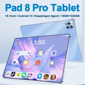 Original Pad 8 Pro Tablet 10.1 inchSnapdragon 8gen2 Android 13 Global 16GB+1024GB 10000mah 5G Dual SIM WIFI HD Full Screen